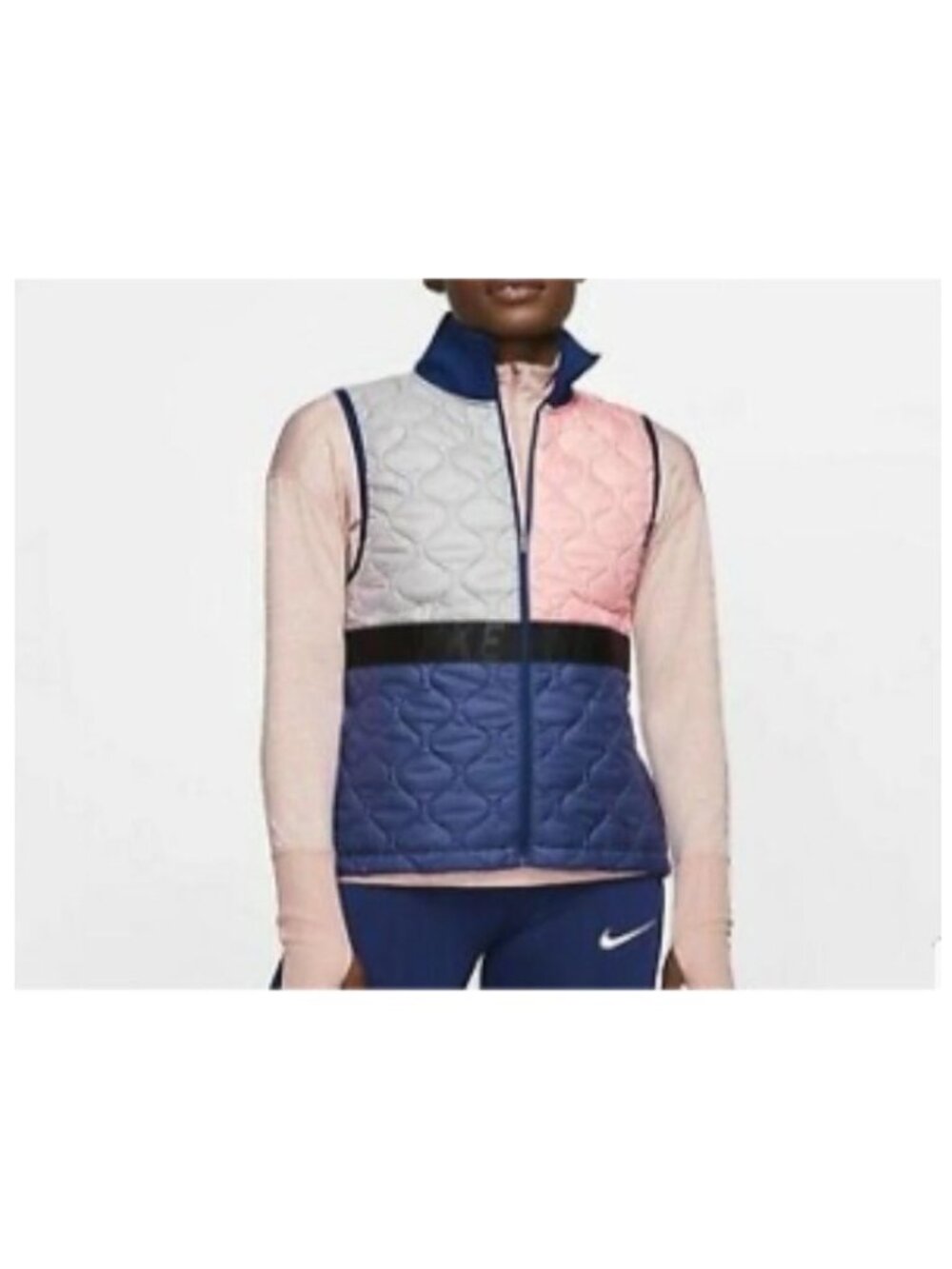 Nike Aerolayer Quilted Running Vest Size XS
